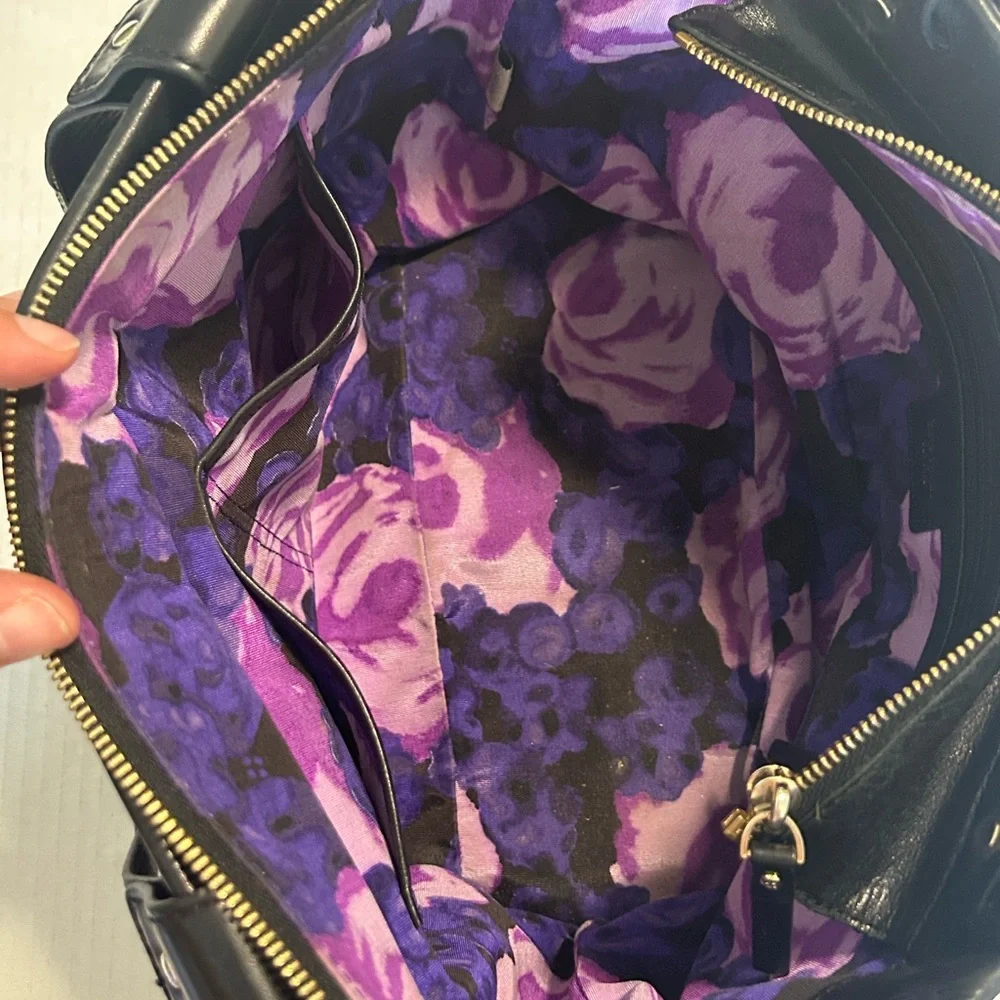 Kate Spade NEW YORK Savona Malea Black Structured Design tote as is